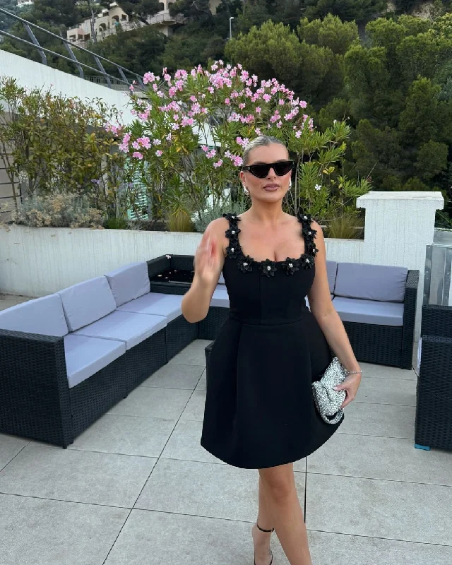 Nadine Merabi Cindy Black Dress Youthful Women's Pop