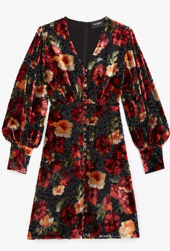 The Kooples Floral Velvet Mini Elegant Women's 