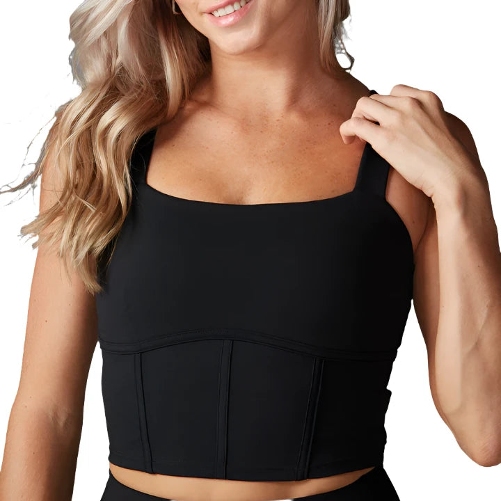 Tavi Active Embrace Longline Bra Ebony C119 Contemporary 