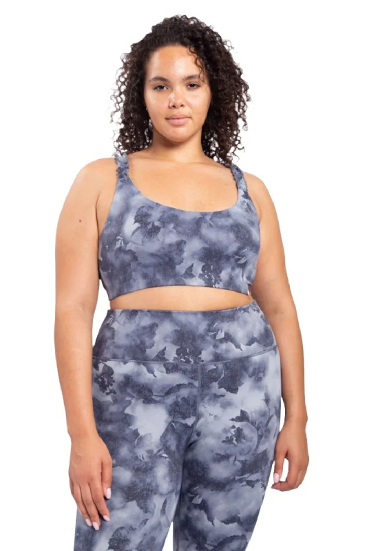 Mono B Watercolor Print Bra Top AT-A1115 Plus Elegant Women's 