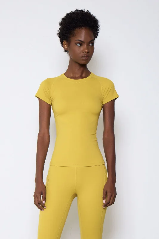 ESSENTIAL CREWNECK TOP-CITRON Classic Women's Pin - striped