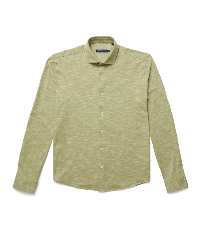 Sage Knit Slub Jersey Shirt Bold Women's Animal Print