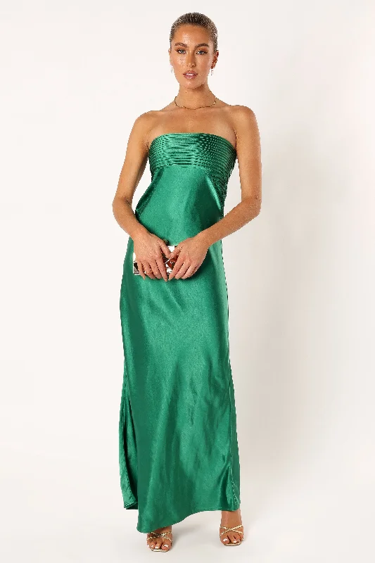 Adina Maxi Dress - Emerald Sporty Women's Tennis