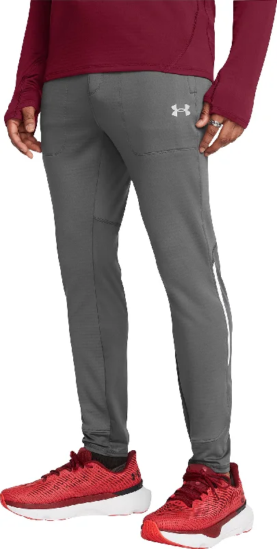 Under Armour Vanish Cold Weather Mens Running Track Pants - Grey Relaxed Women's Beachy