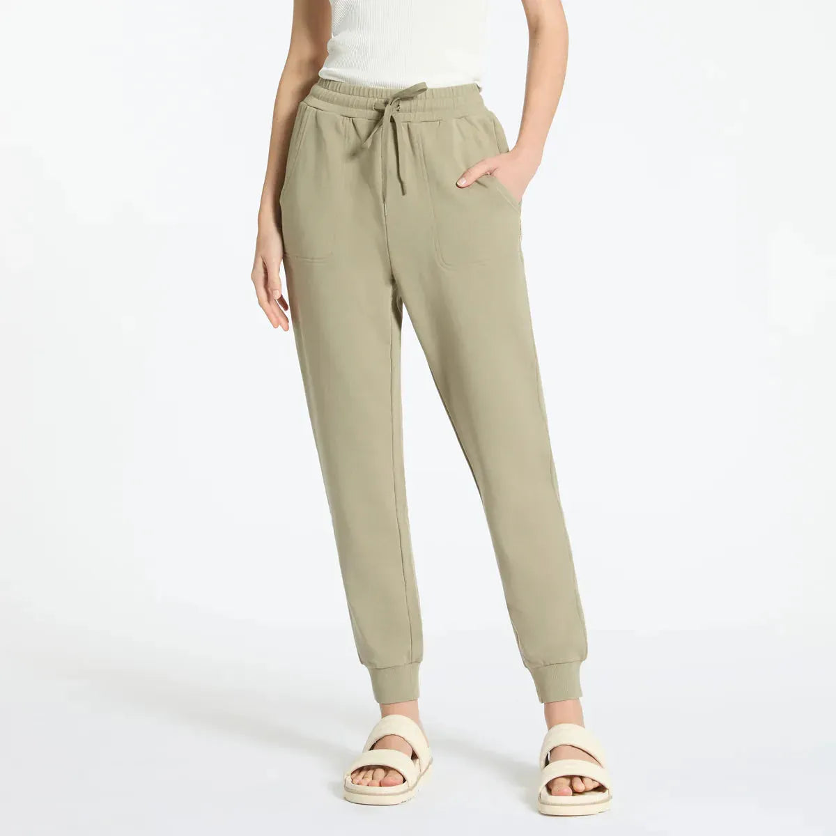 Status Anxiety As You Wake Track Pant in Washed Sage Hip Women's Retro