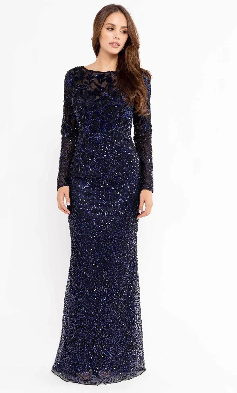Primavera Couture 13105 - Long Sleeve Evening Gown Earthy Women's Hemp - based