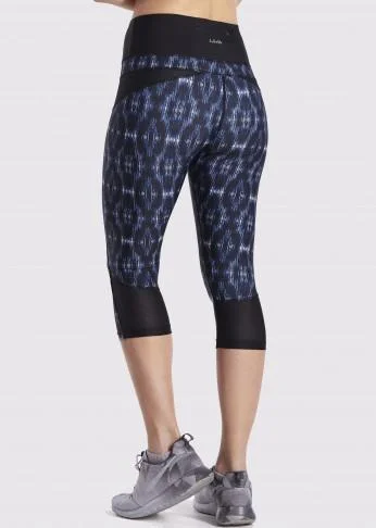 Yoga Pants Shaping Printed Crop Cashmere