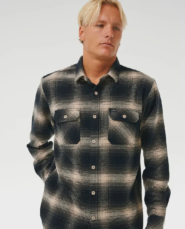 Count Flannel Shirt - Taupe Classic Women's Tweed