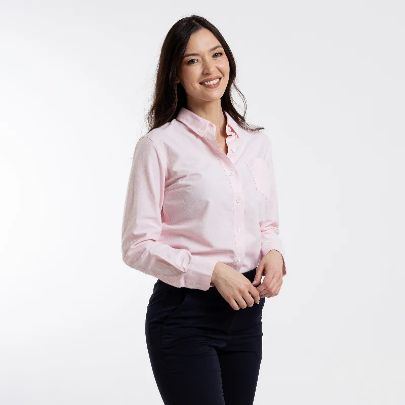 Women's Pink Service Oxford European