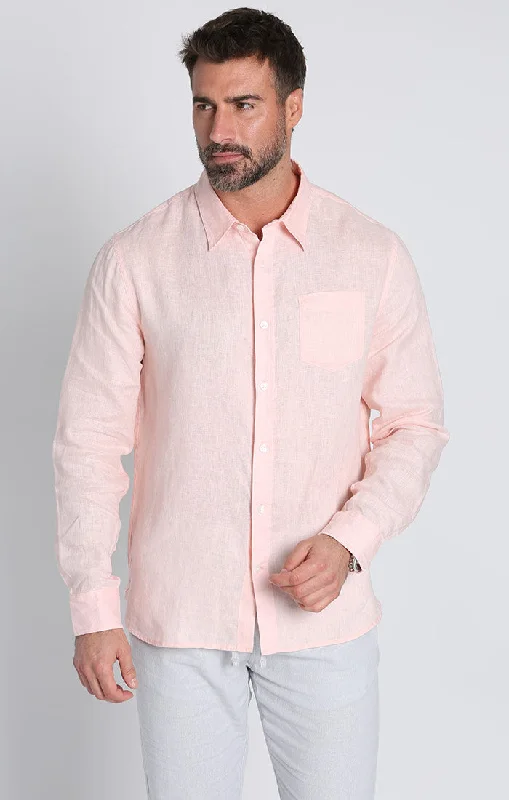 Linen Long Sleeve Shirt Traditional Women's Wool
