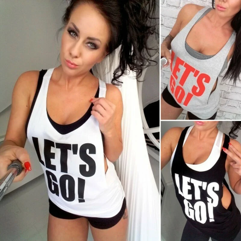 Sleeveless Backless Sport Tank Top Trendy Women's 