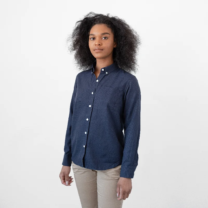 Women's Deep Indigo Service Oxford Women