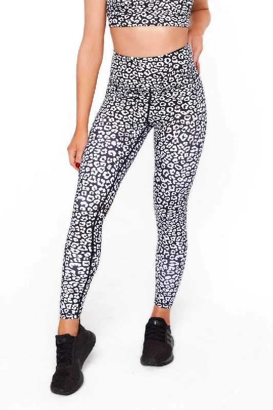 Leopard Full Length Tights Australian Beach