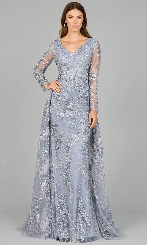 Lara Dresses 29046 - Embellished Overskirt Evening Dress Hip Women's Retro