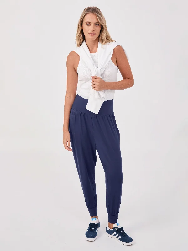 Nomad Relax Pant - Navy Relaxed Women's Beachy