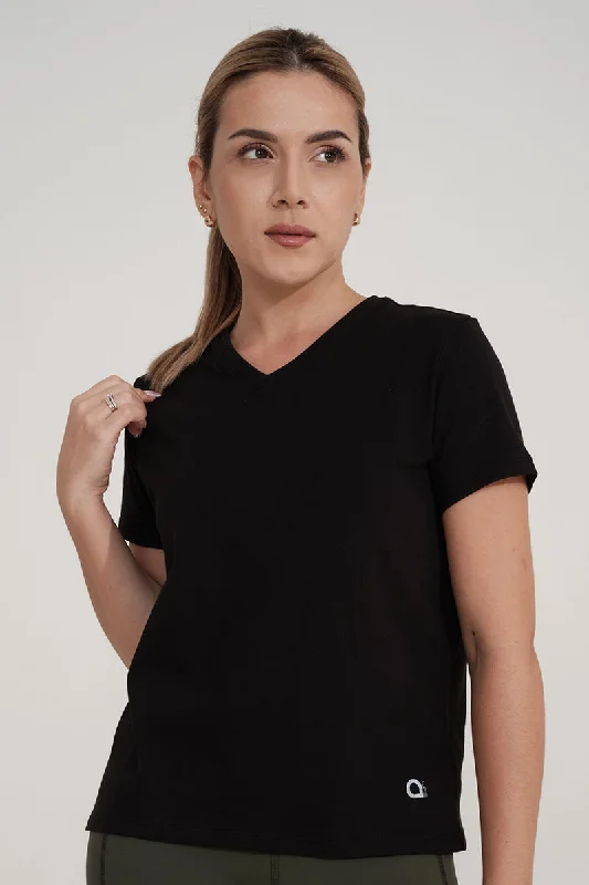 Essential V Neck Tee French