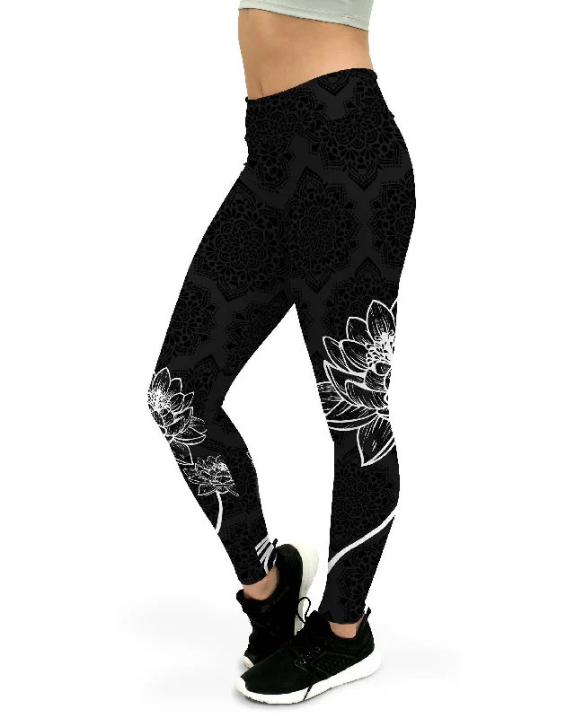 Lotus Yoga Pants Bold Women's Animal Print