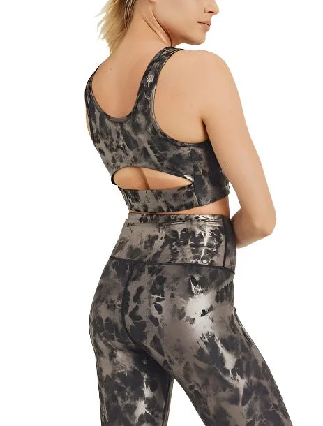 Mono B Black and Copper Foil Cut Out Bra AT2874 Practical Women's Multi - 