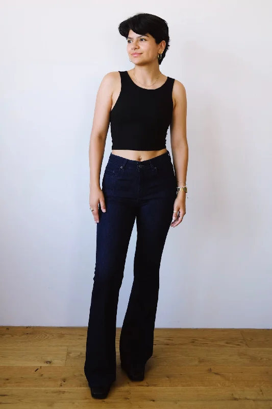 flared jeans - anamaa - dark cyanic Sophisticated Women's 