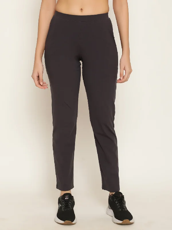 Grey Cool Pants Feminine Women's Soft 