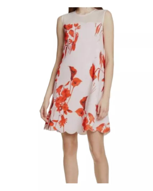 Ted Baker Jazmine Fantasia Scallop Mini Dress Casual Women's Japanese 