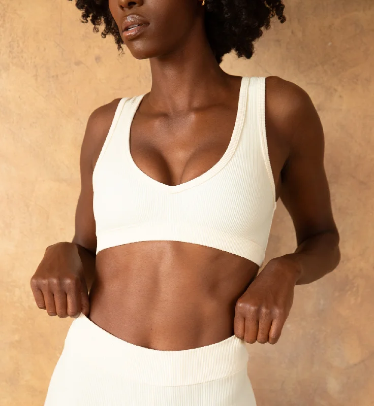 RIBBED SHAPES BRA Relaxed Women's 