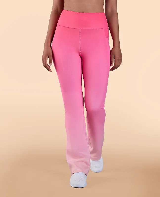 High-Rise Ombre Flare Pants in Second SKN Street