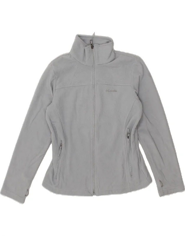 COLUMBIA Womens Interchange Fleece Jacket UK 14 Medium Grey Polyester Trendy Women's Oversized COLUMBIA Womens Interchange Fleece Jacket UK 14 Medium Grey Polyester Trendy Women's Oversized