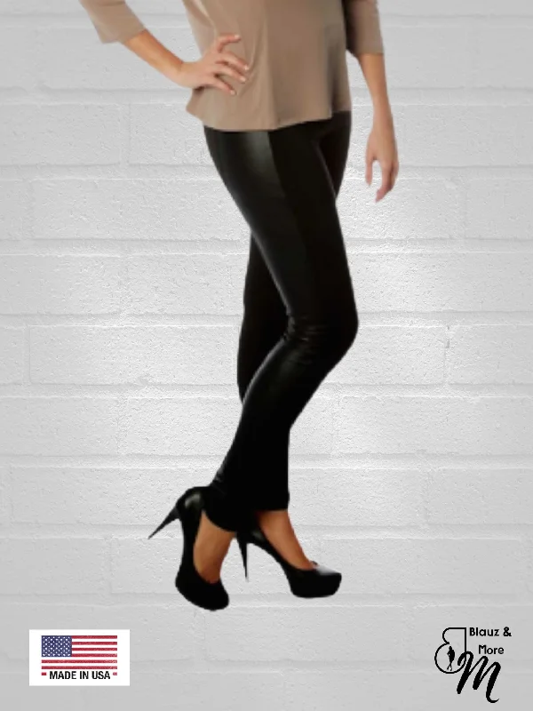 Stretchy Faux Leather Leggings Pants High Waisted Tights - P005 Tough Women's Military - inspired Stretchy Faux Leather Leggings Pants High Waisted Tights - P005 Tough Women's Military - inspired