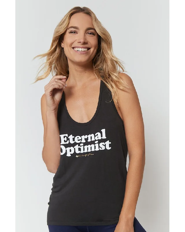 Spiritual Gangster Optimist Boyfriend Tank - SU20411032 - Womens - Vintage Black Hip Women's Urban Spiritual Gangster Optimist Boyfriend Tank - SU20411032 - Womens - Vintage Black Hip Women's Urban