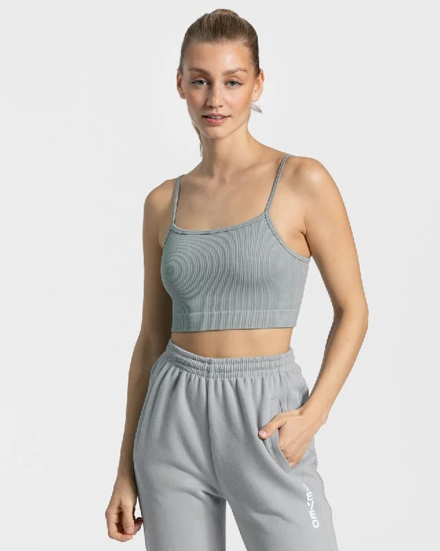 Sassy Top "Stahlblau" Youthful Women's Pop