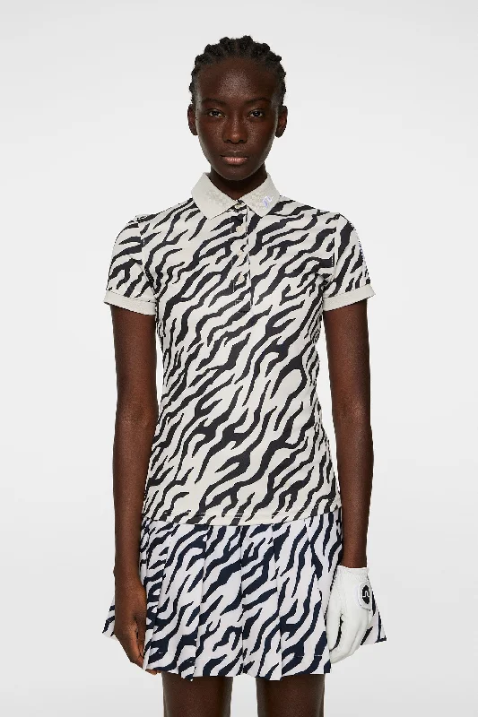 Women's Tour Tech Print Polo Adventure