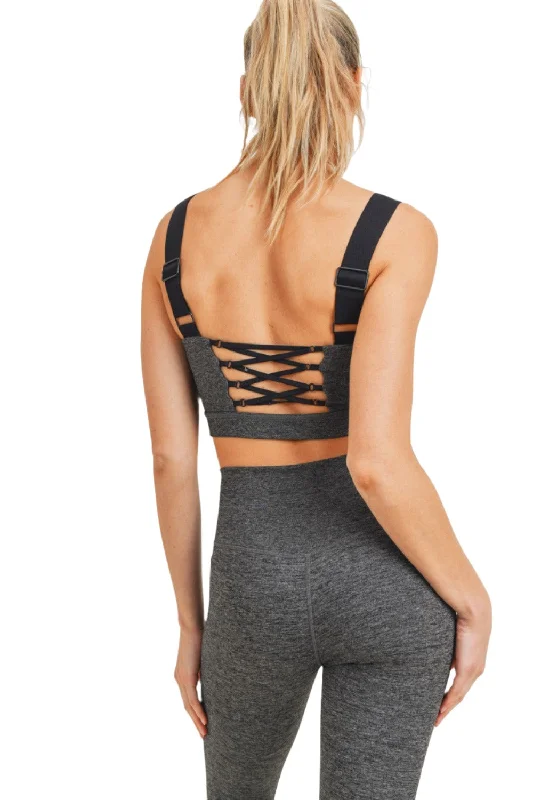 Mono B Strappy Corset Bra AT8102 Compression