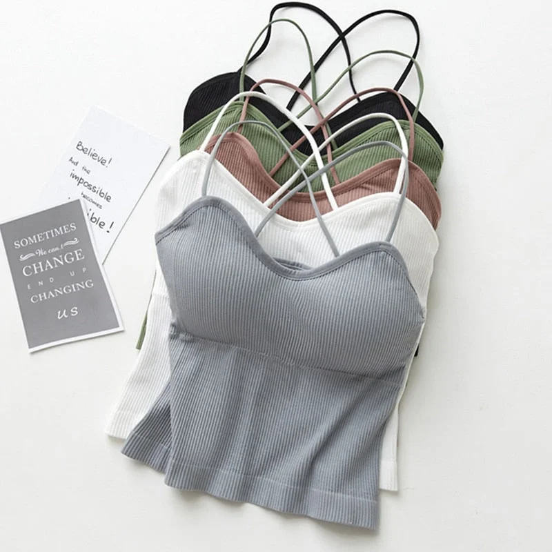 Breathable Hollow Thin Strap Tank Top Practical Women's Multi - 