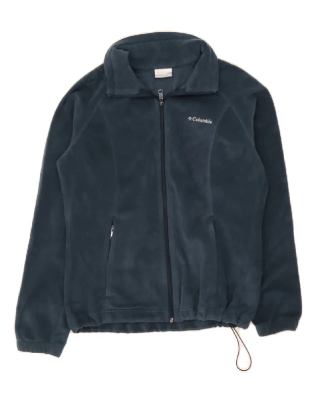 COLUMBIA Womens Fleece Jacket UK 14 Medium Navy Blue Polyester Casual Women's Japanese COLUMBIA Womens Fleece Jacket UK 14 Medium Navy Blue Polyester Casual Women's Japanese
