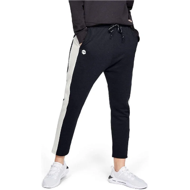 Under Armour Recover Womens Fleece Pants - Black British Gentlewoman Style