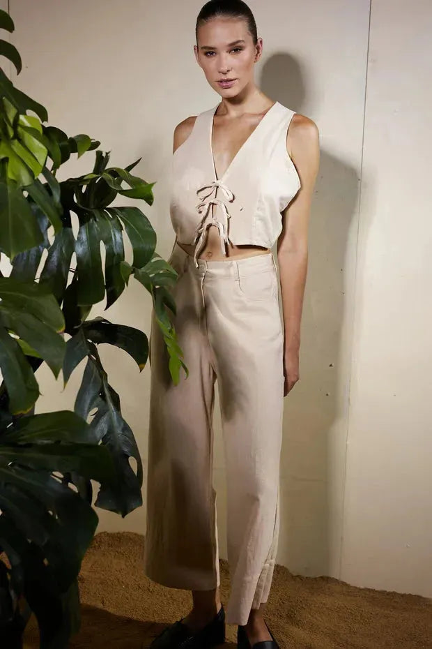 Rue Stiic Ruby Pant in Almond Dynamic Women's Moto