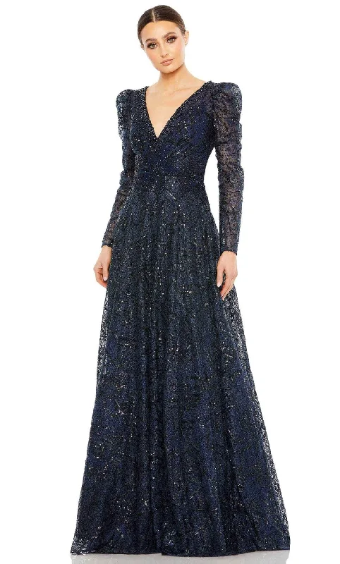 Mac Duggal 20353 - V-Neck Evening Gown Contemporary 