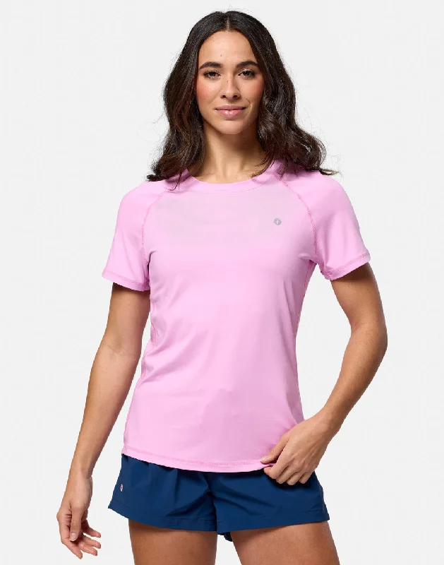 Relentless Tee in Cotton Candy Earthy Women's Hemp - based