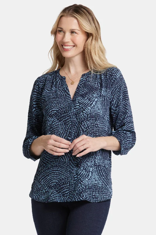 Pintuck Blouse - Stormy Nights Hip Women's Urban