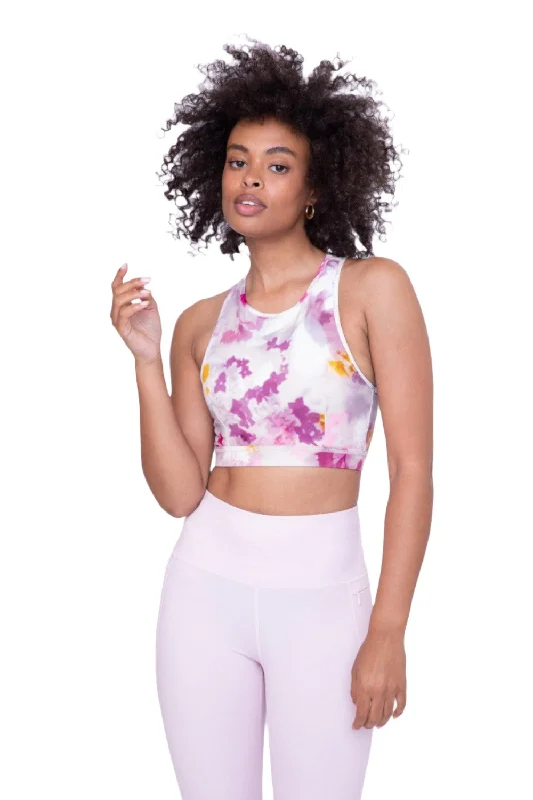 Mono B Watercolor Floral Sports Bra AT3106 Vacation