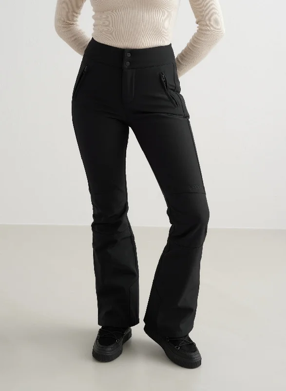 Black Stretch Thermo Pants Earthy Women's 