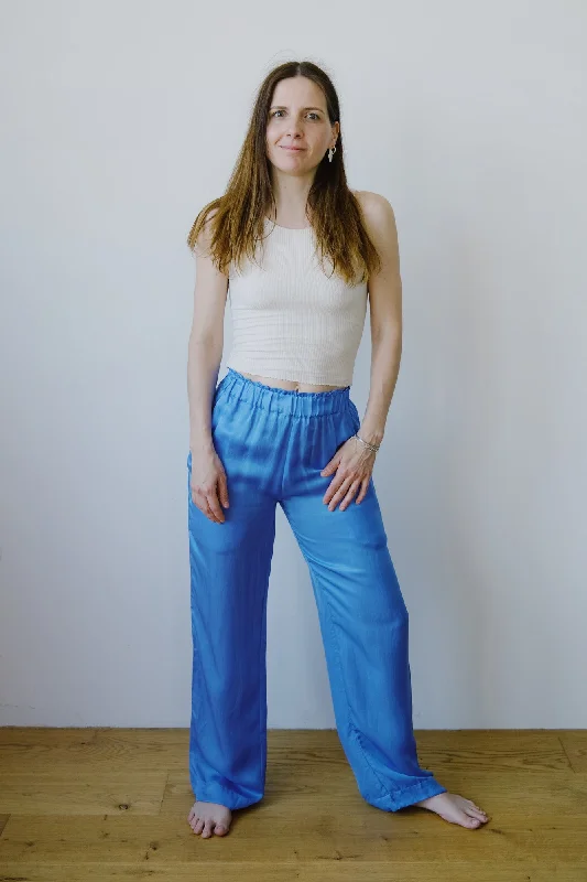pants - sulabes - sky Traditional Women's Wool