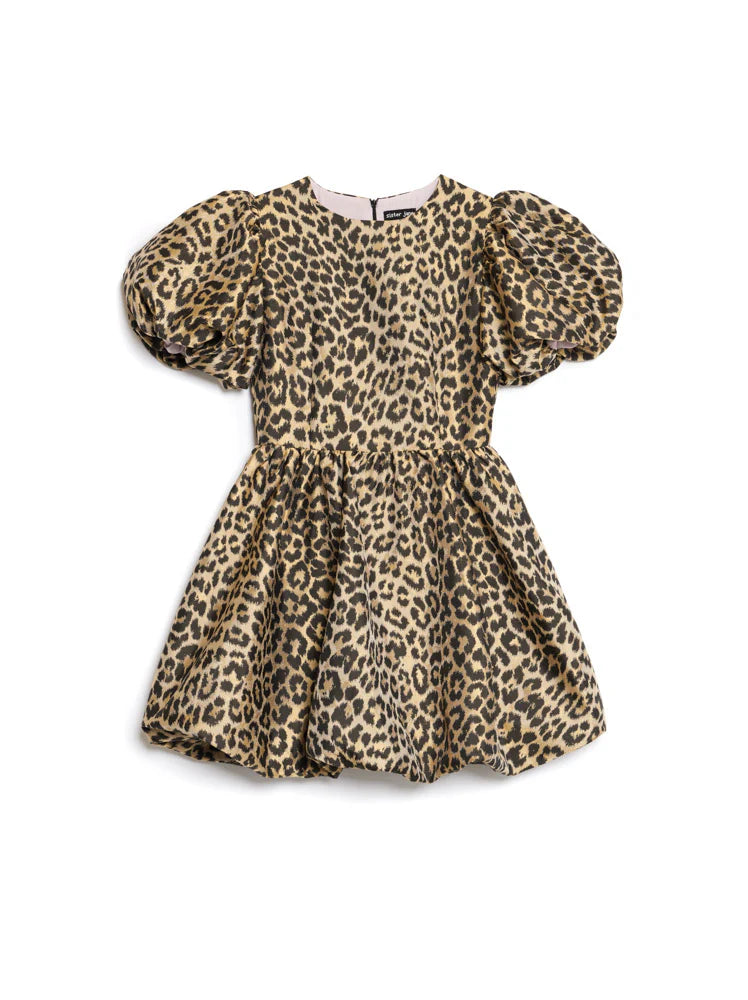 Sister Jane Lola Leopard Jacquard Dress performance