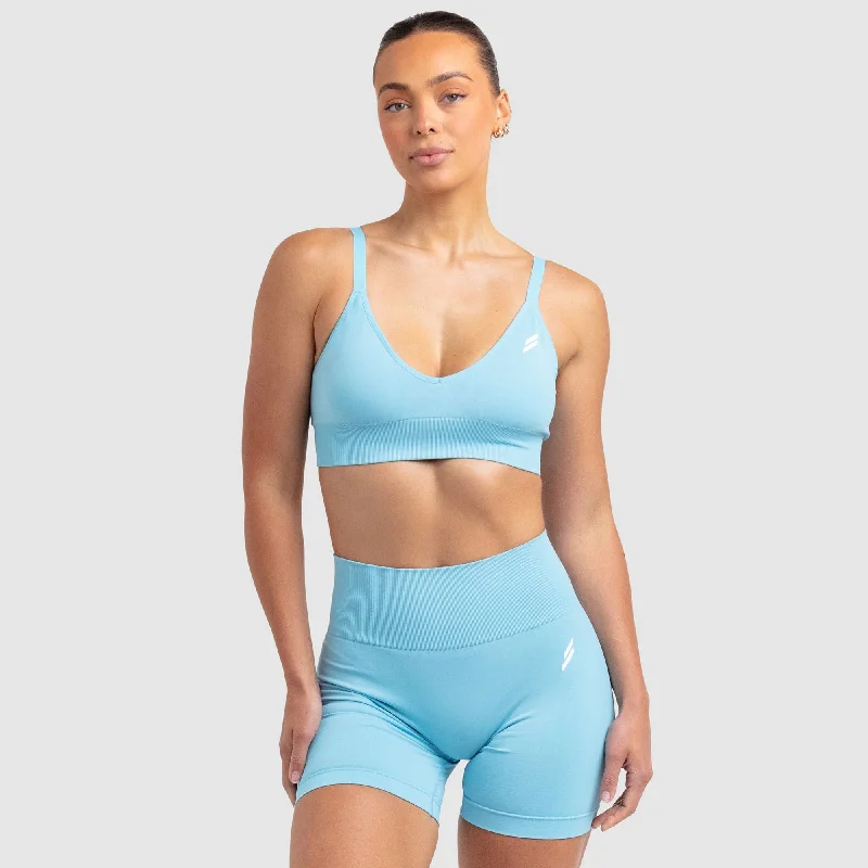 Scrunch 2 Seamless Crop - Baby Blue Modern Women's Tech