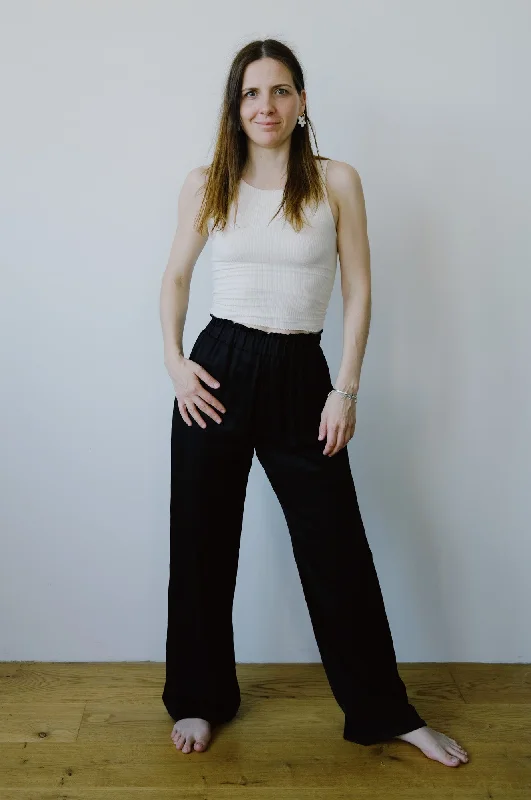 pants - sulabes - charcoal Modern Women's 