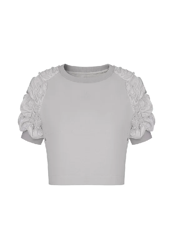 AP Signature Short-Sleeve Sweatshirt Relaxed Women's Beachy