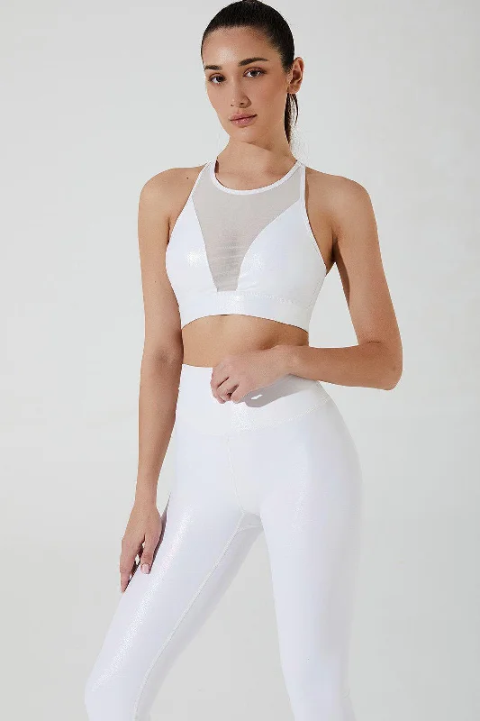 Iridescent Bra - Snow Dift Sustainable Organic
