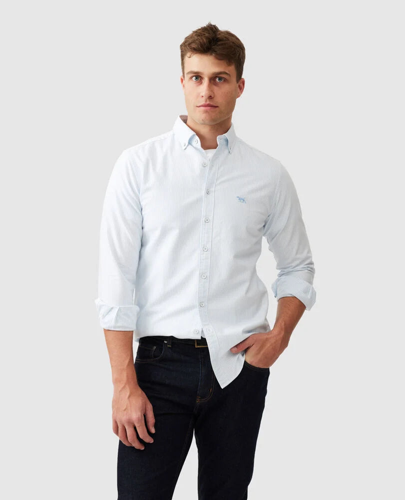 Gunn Oxford Stripe Shirt - Capri Country