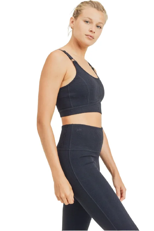 Mono B Snake Jacquard TACTEL® Sports Bra AT8036 Rugged Women's Outdoor 